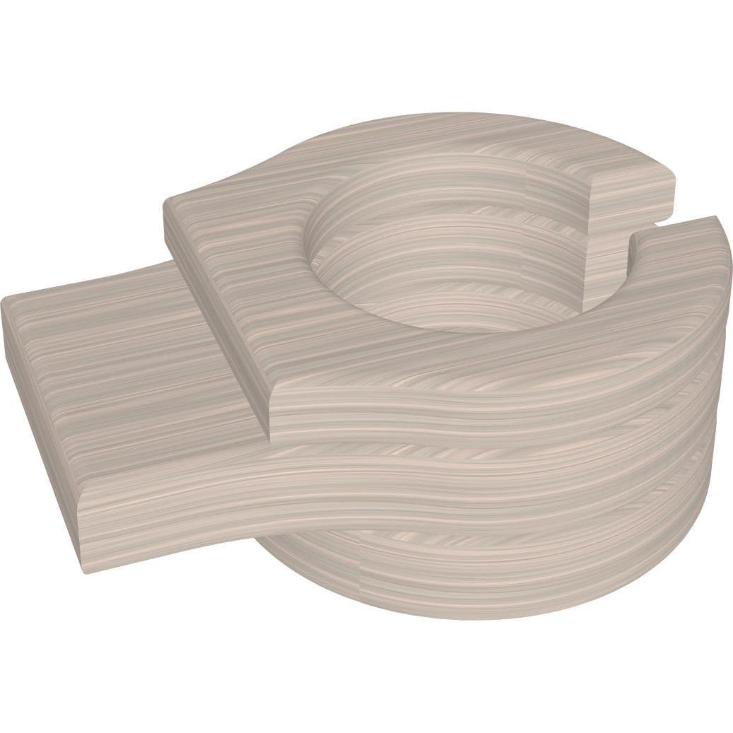 LCPSCHBI-LuxCraft-Cup Holder (Stationary)-Birch-Pangaea Patio