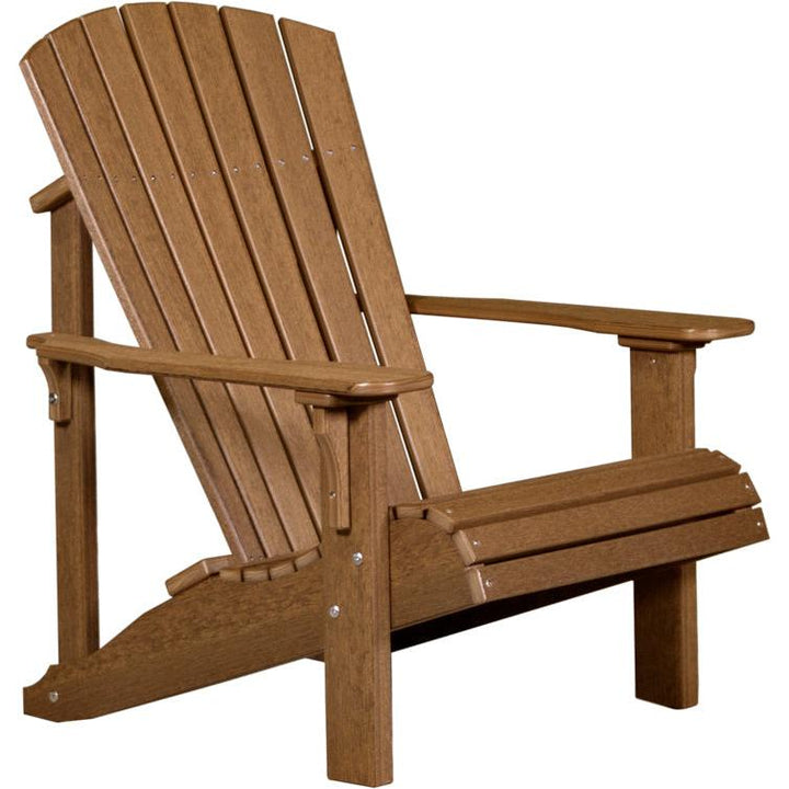 LCPDACAM-LuxCraft-Deluxe Adirondack Chair-Antique Mahogany-Pangaea Patio