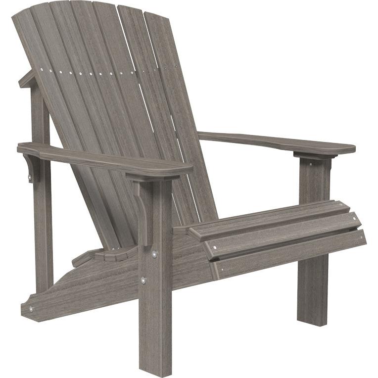 LCPDACCG-LuxCraft-Deluxe Adirondack Chair-Brazilian Walnut Black-Pangaea Patio