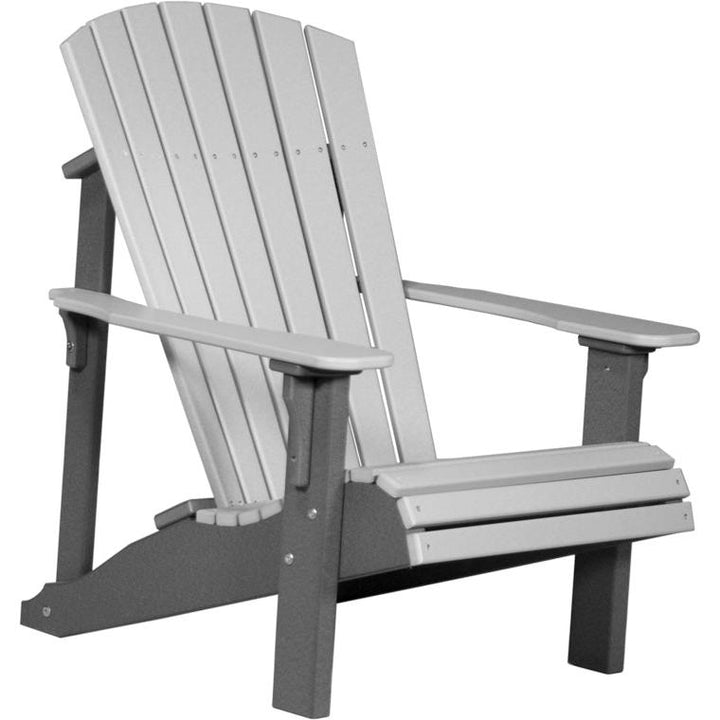 LCPDACDGS-LuxCraft-Deluxe Adirondack Chair-Dove Gray Slate-Pangaea Patio