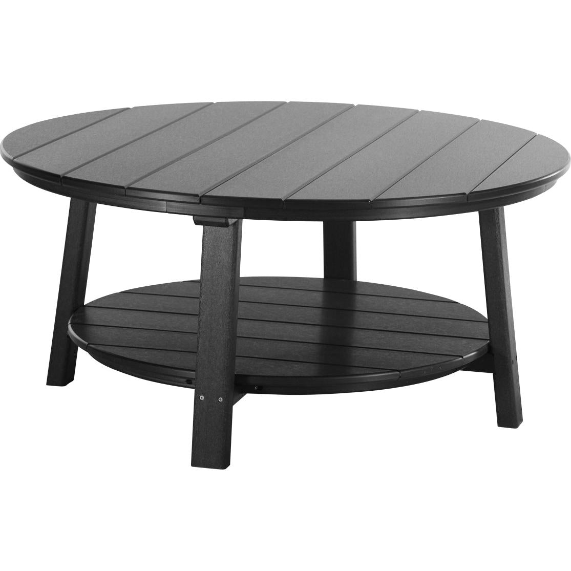 LCPDCTBK-LuxCraft-Deluxe Conversation Table-Black-Pangaea Patio