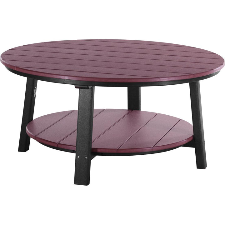 LCPDCTCHB-LuxCraft-Deluxe Conversation Table-Cherrywood Black-Pangaea Patio