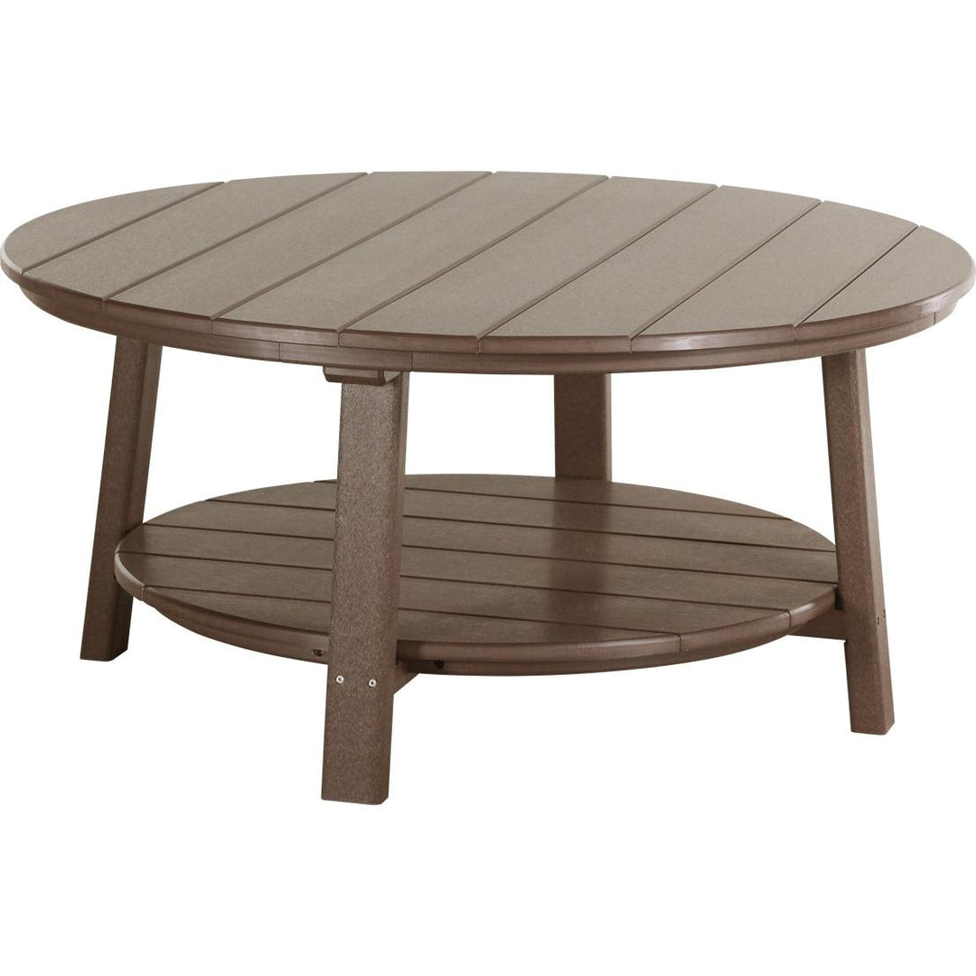 LCPDCTCBR-LuxCraft-Deluxe Conversation Table-Chestnut Brown-Pangaea Patio