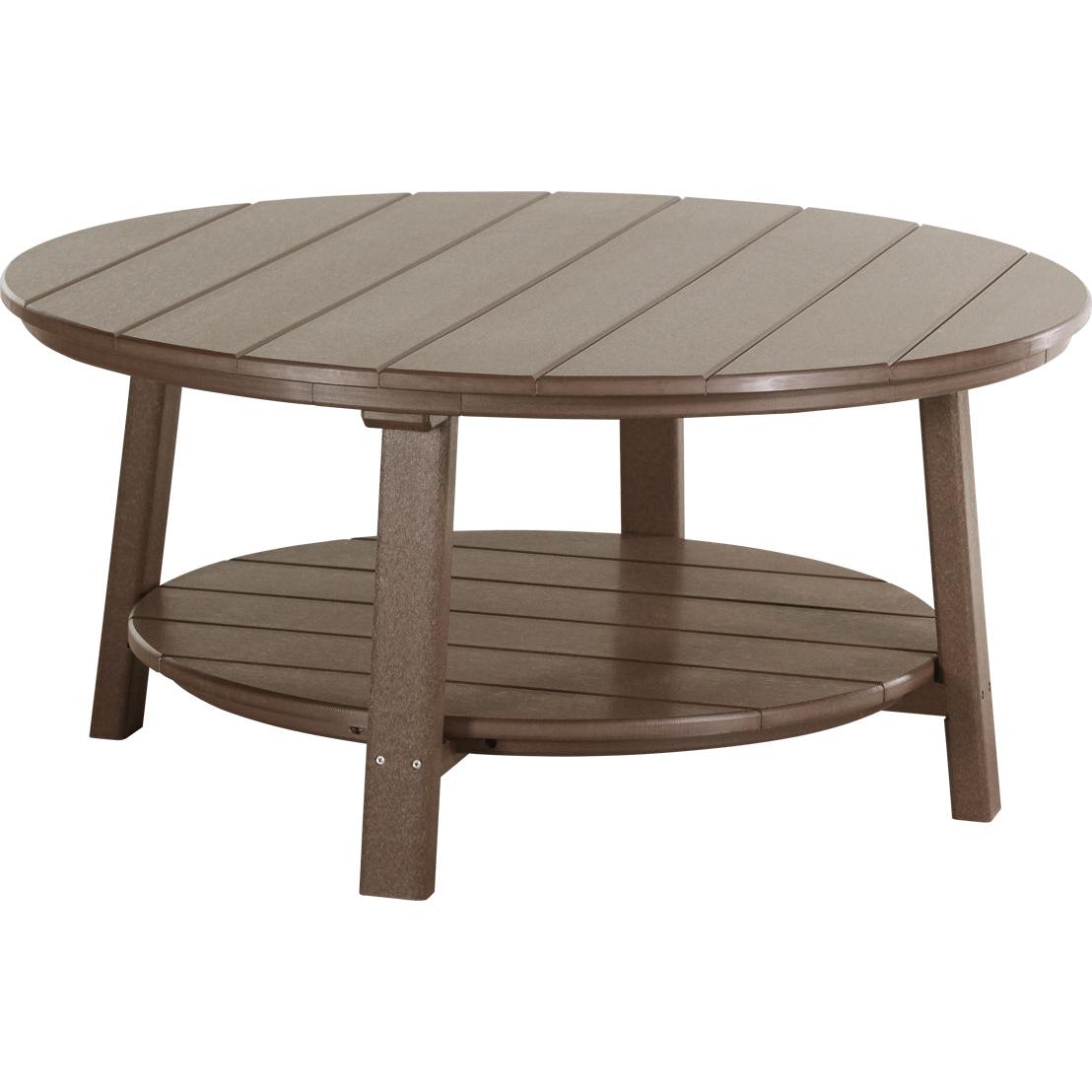 LCPDCTCBR-LuxCraft-Deluxe Conversation Table-Chestnut Brown-Pangaea Patio