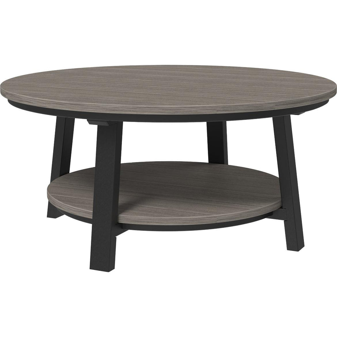 LCPDCTCGB-LuxCraft-Deluxe Conversation Table-Brazilian Walnut Black-Pangaea Patio