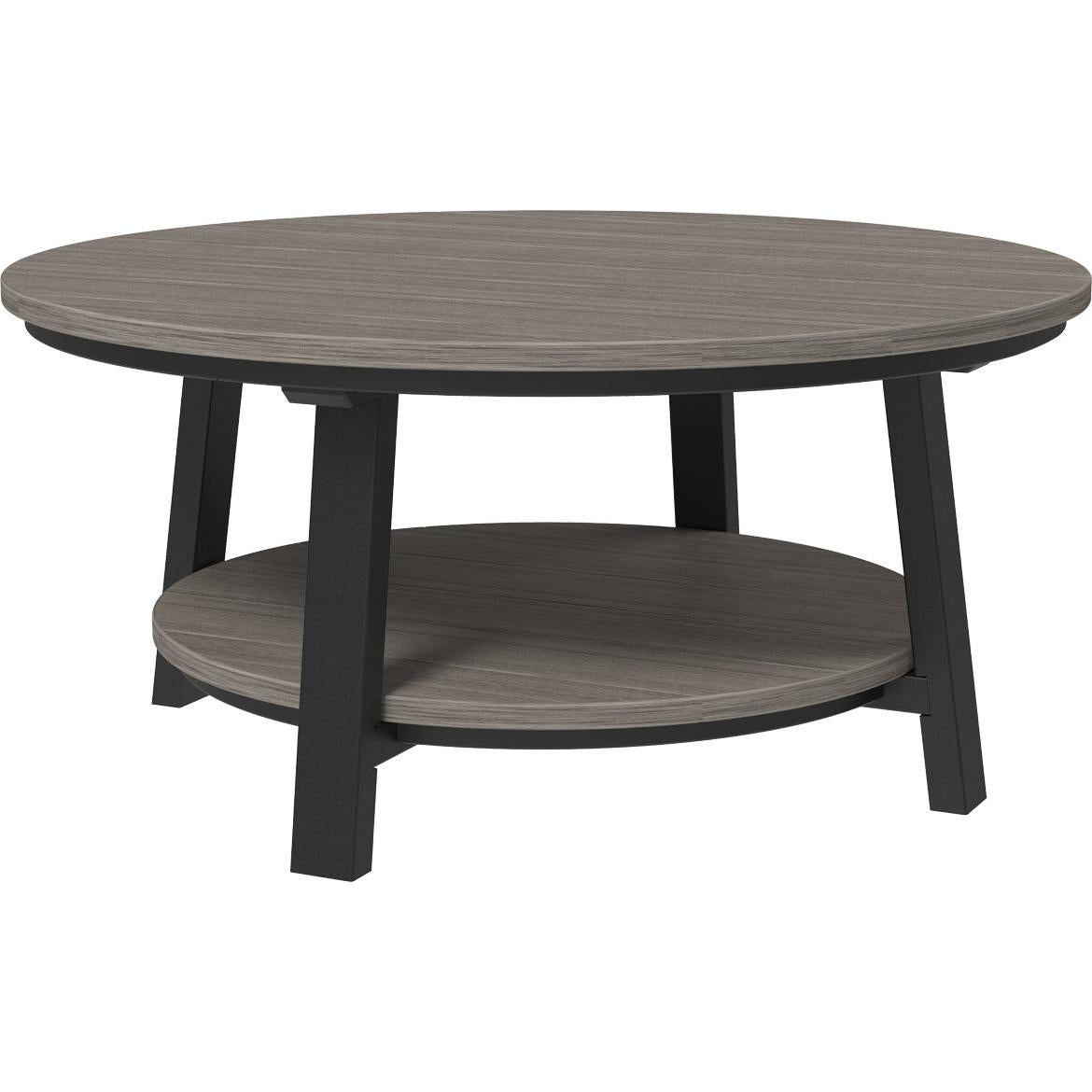 LCPDCTCGB-LuxCraft-Deluxe Conversation Table-Brazilian Walnut Black-Pangaea Patio