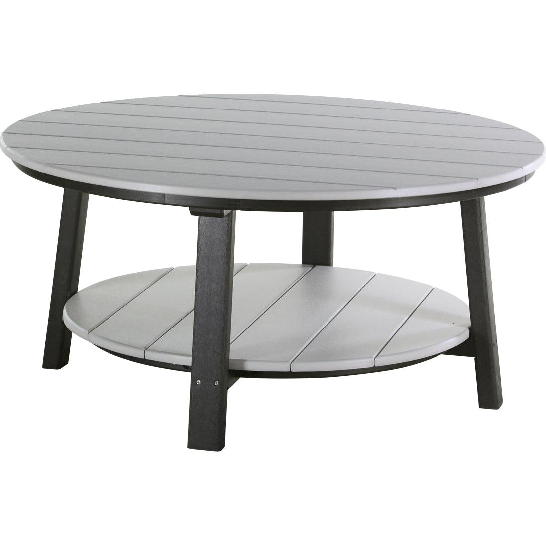 LCPDCTDGB-LuxCraft-Deluxe Conversation Table-Dove Gray Black-Pangaea Patio