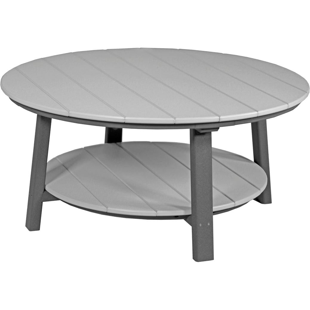 LCPDCTDGS-LuxCraft-Deluxe Conversation Table-Dove Gray Slate-Pangaea Patio