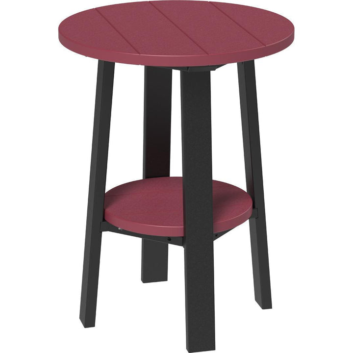 LCPDET28CHB-LuxCraft-Deluxe End Table 28"-Cherrywood Black-Pangaea Patio