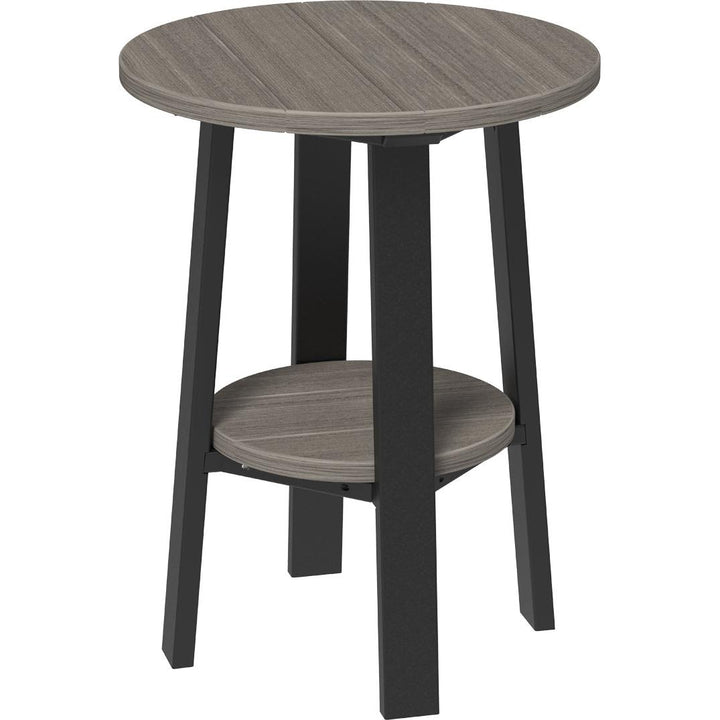 LCPDET28CGB-LuxCraft-Deluxe End Table 28"-Coastal Gray-Pangaea Patio
