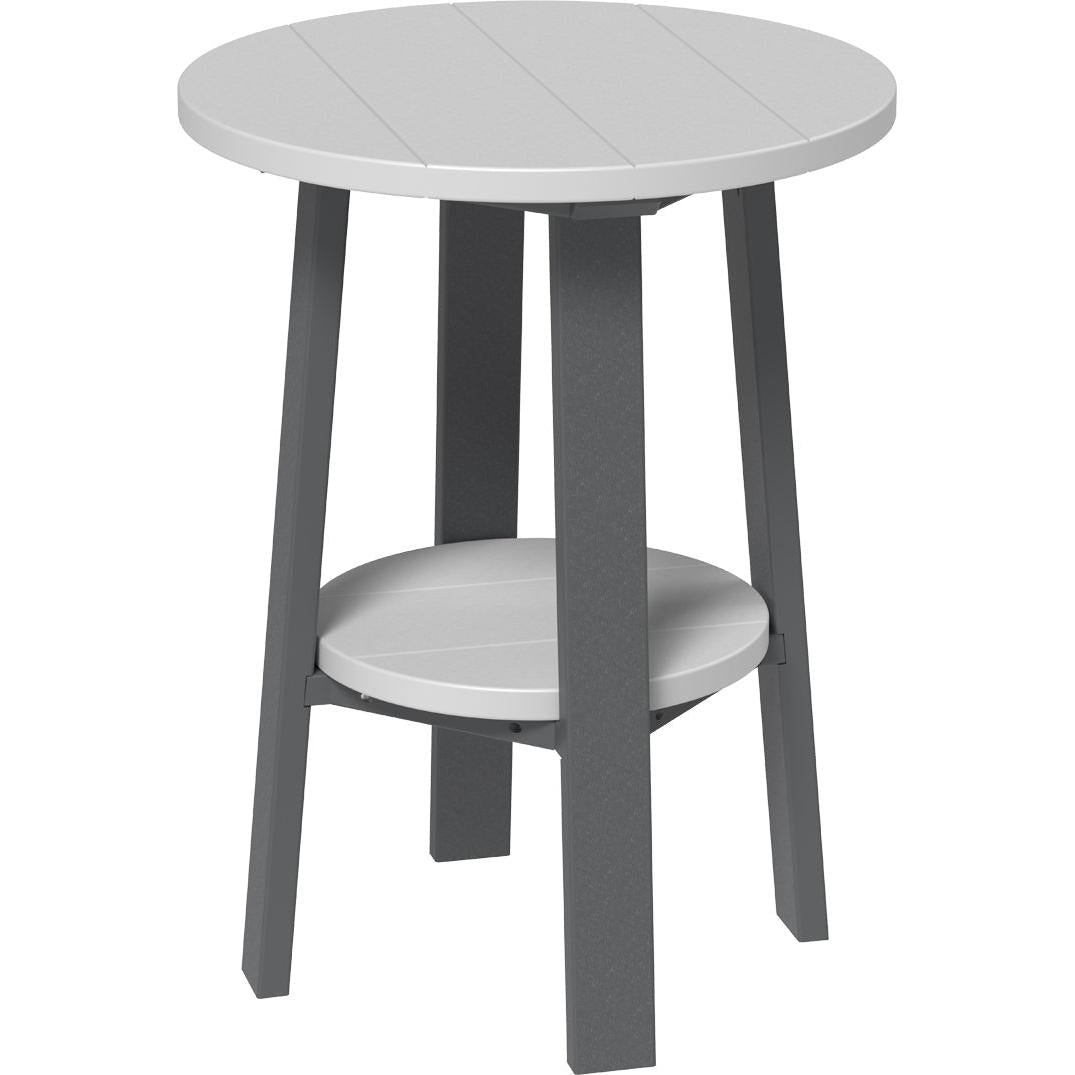 LCPDET28DGS-LuxCraft-Deluxe End Table 28"-Dove Gray Slate-Pangaea Patio