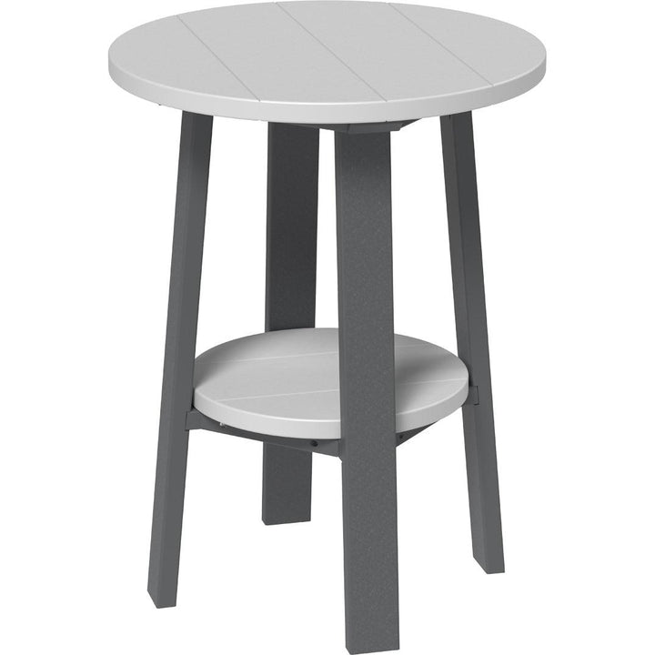 LCPDET28DGS-LuxCraft-Deluxe End Table 28"-Dove Gray Slate-Pangaea Patio