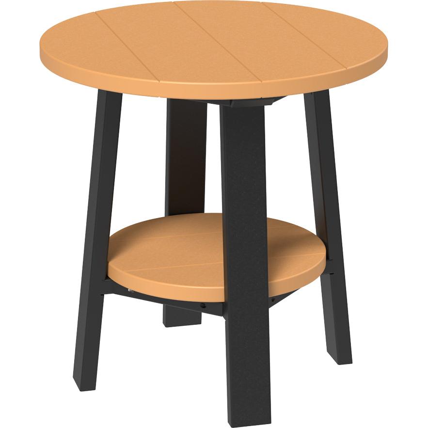 LCPDETCB-LuxCraft-Deluxe End Table-Cedar Black-Pangaea Patio