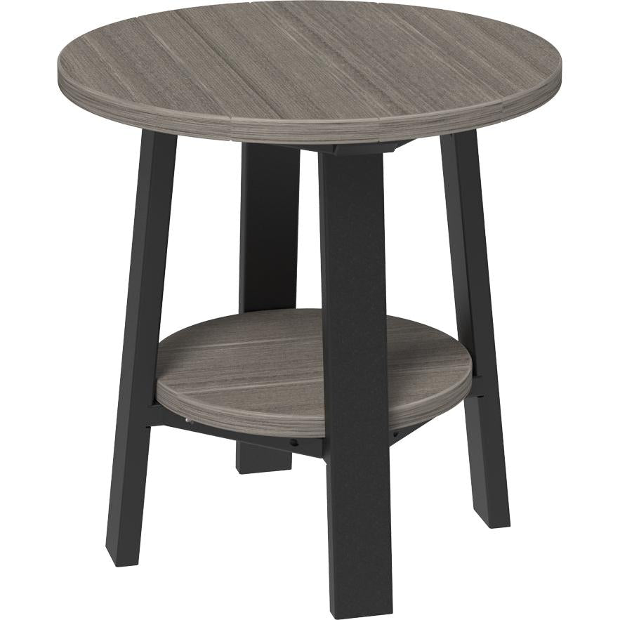 LCPDETCGB-LuxCraft-Deluxe End Table-Coastal Gray-Pangaea Patio