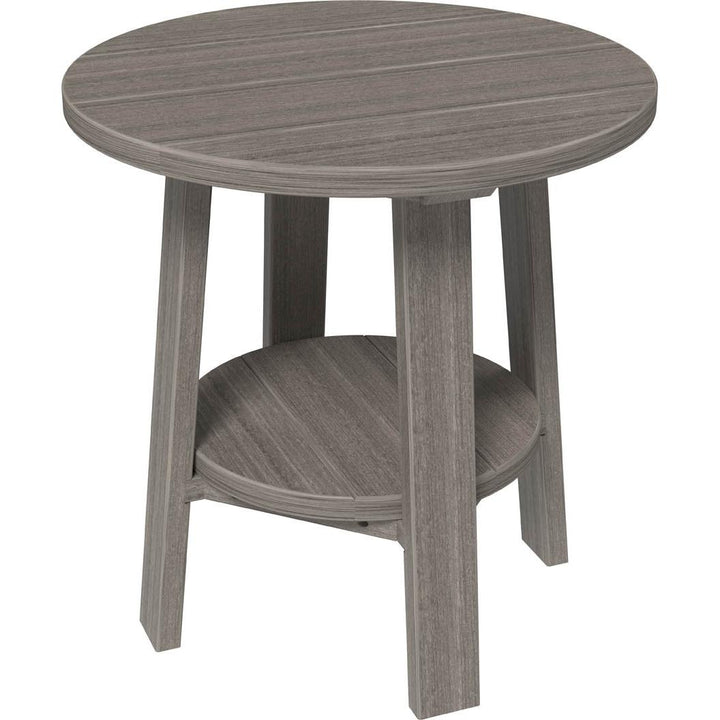 LCPDETCG-LuxCraft-Deluxe End Table-Brazilian Walnut Black-Pangaea Patio