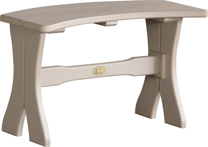 LCP28TBWW-LuxCraft-Dining Table Bench - 28"-Pangaea Patio