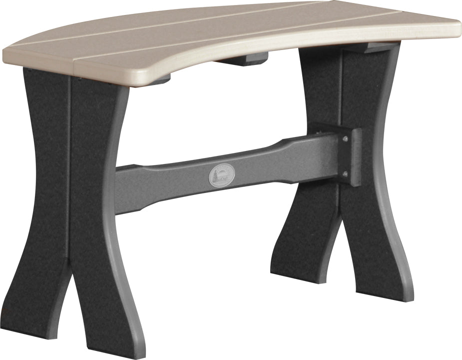 LCP28TBWWB-LuxCraft-Dining Table Bench - 28"-Pangaea Patio