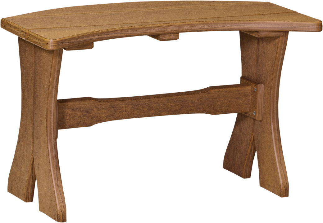 LCP28TBAM-LuxCraft-Dining Table Bench - 28"-Pangaea Patio