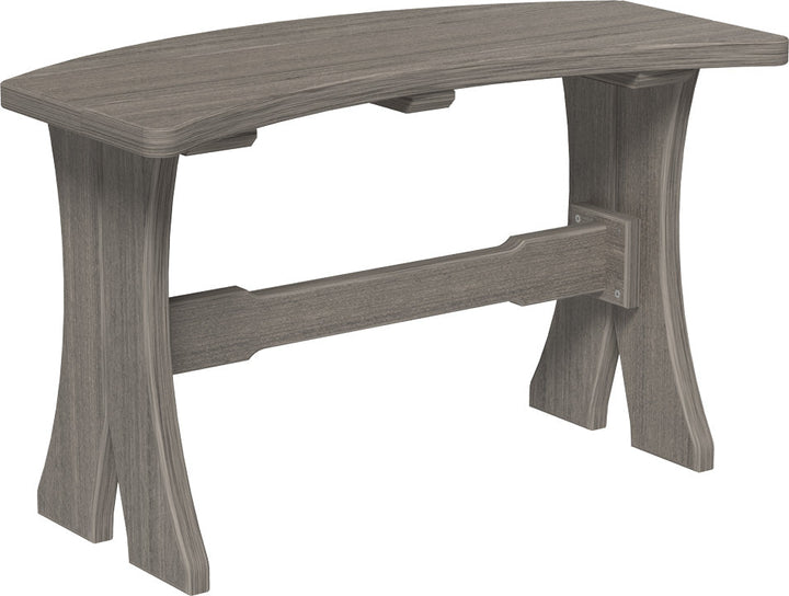 LCP28TBCG-LuxCraft-Dining Table Bench - 28"-Pangaea Patio