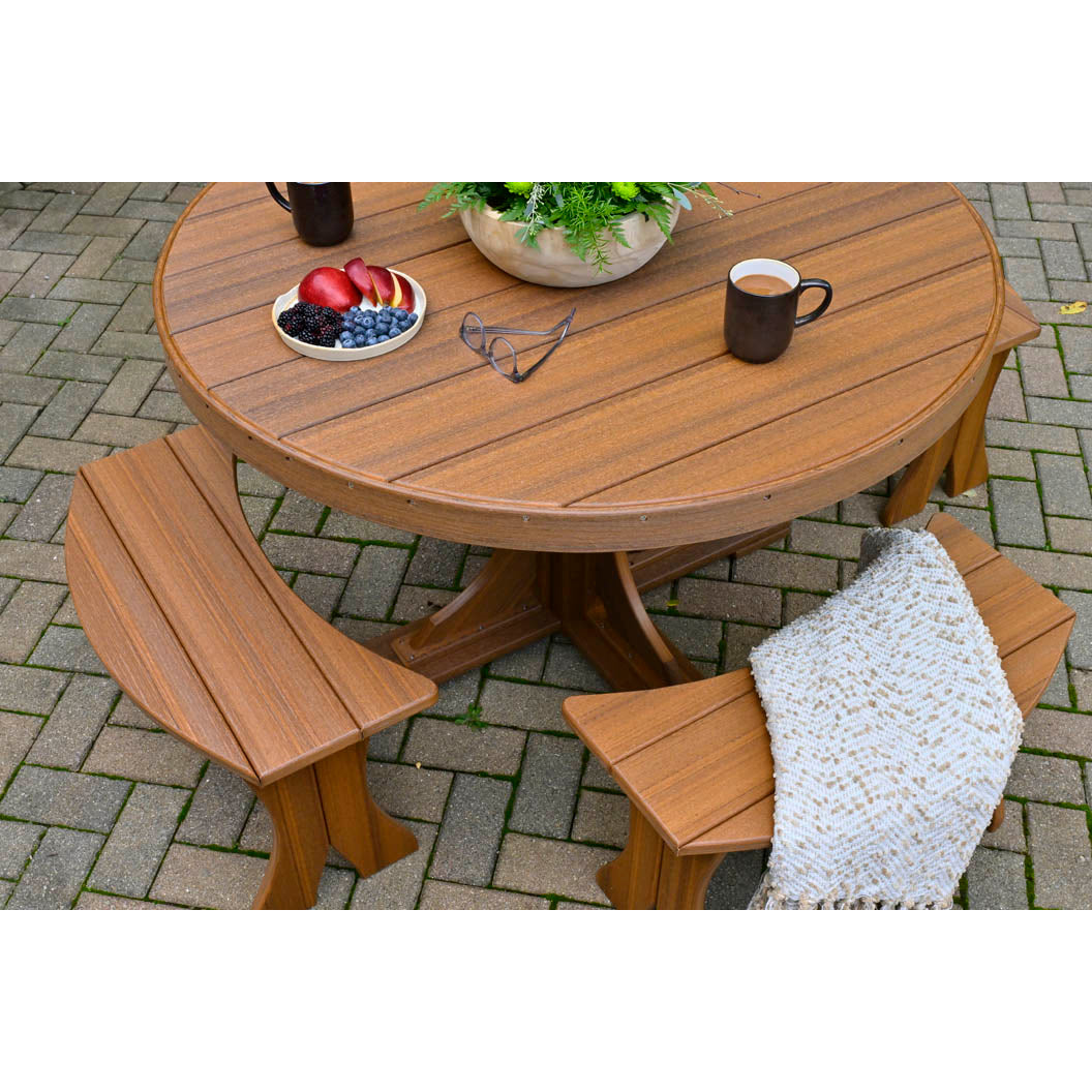 -LuxCraft-Dining Table Bench - 28"-Pangaea Patio