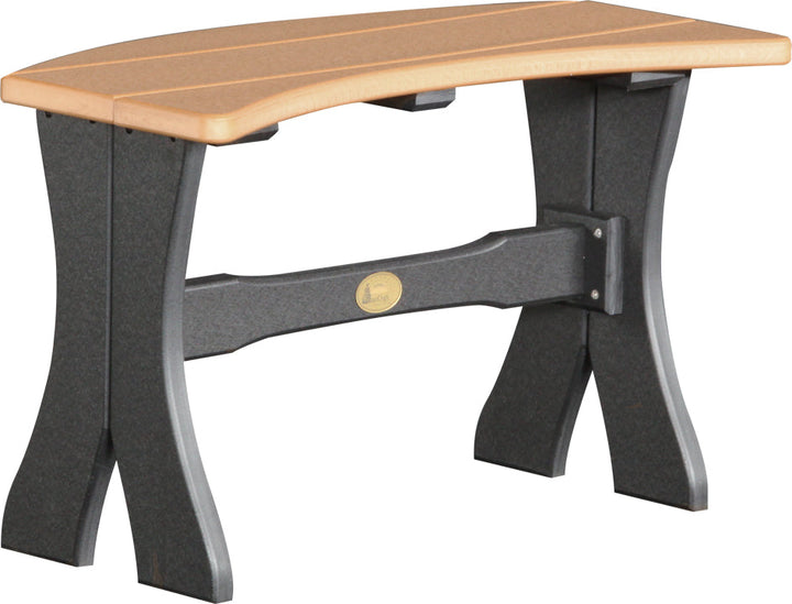 LCP28TBCB-LuxCraft-Dining Table Bench - 28"-Pangaea Patio