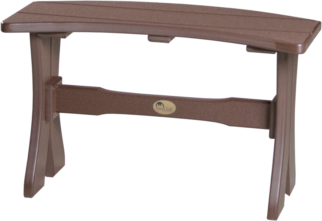 LCP28TBCBR-LuxCraft-Dining Table Bench - 28"-Pangaea Patio