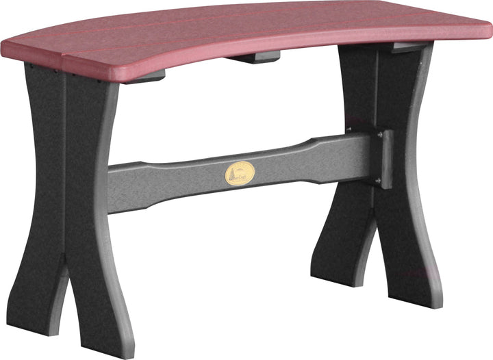 LCP28TBCHB-LuxCraft-Dining Table Bench - 28"-Pangaea Patio