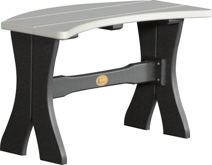 LCP28TBDGB-LuxCraft-Dining Table Bench - 28"-Pangaea Patio