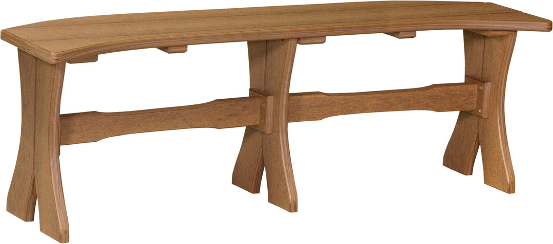 LCP52TBAM-LuxCraft-Dining Table Bench - 52"-Pangaea Patio