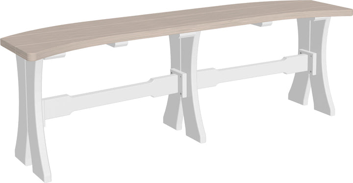 LCP52TBBIW-LuxCraft-Dining Table Bench - 52"-Pangaea Patio