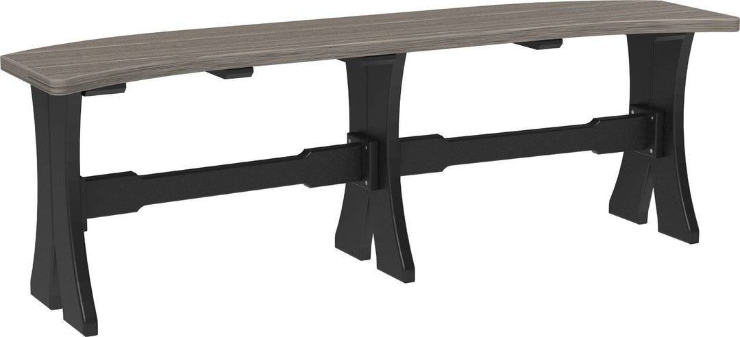 LCP52TBCGB-LuxCraft-Dining Table Bench - 52"-Pangaea Patio