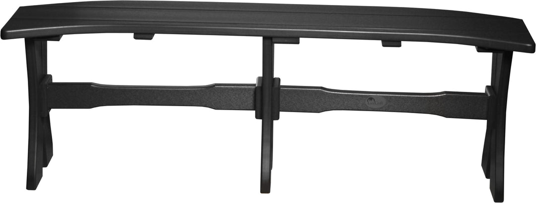 LCP52TBBK-LuxCraft-Dining Table Bench - 52"-Pangaea Patio