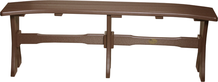 LCP52TBCBR-LuxCraft-Dining Table Bench - 52"-Pangaea Patio