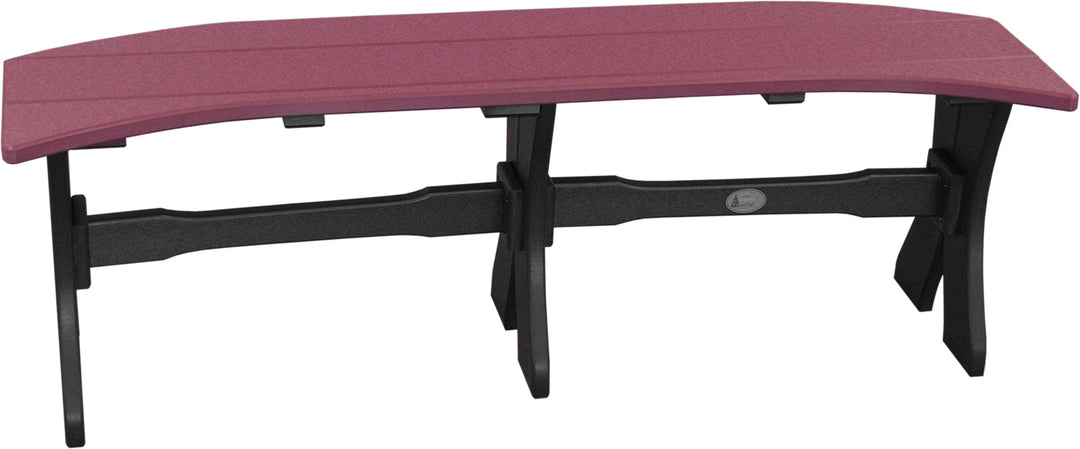 LCP52TBCHB-LuxCraft-Dining Table Bench - 52"-Pangaea Patio