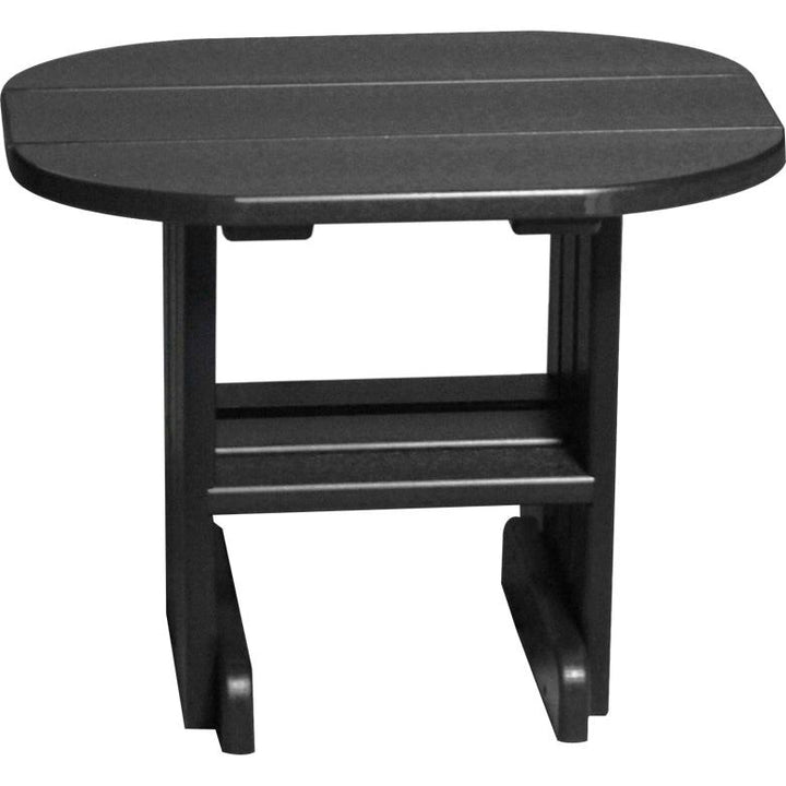 LCPETBK-LuxCraft-End Table-Black-Pangaea Patio