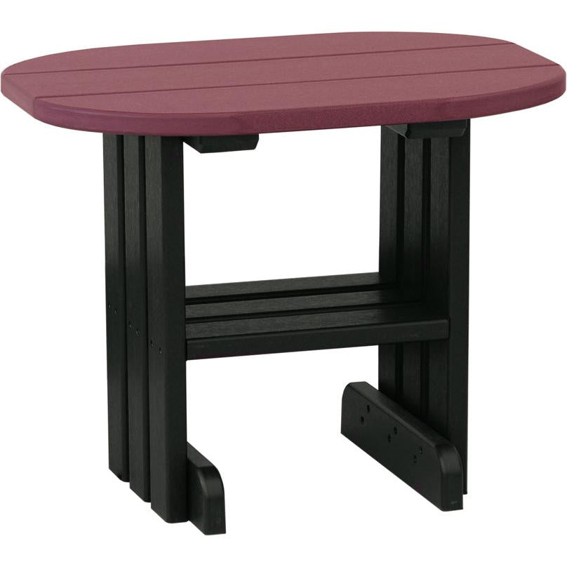 LCPETCHB-LuxCraft-End Table-Cherrywood Black-Pangaea Patio