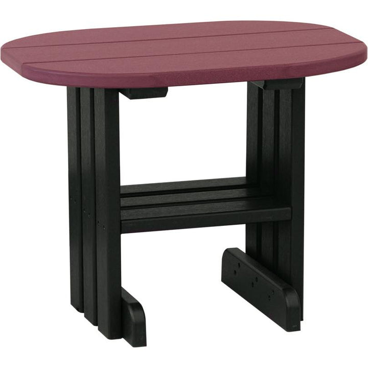 LCPETCHB-LuxCraft-End Table-Cherrywood Black-Pangaea Patio