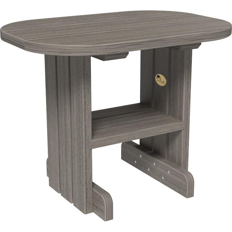 LCPETCG-LuxCraft-End Table-Brazilian Walnut Black-Pangaea Patio