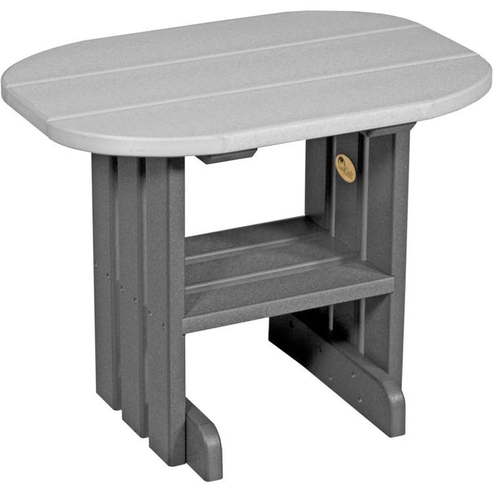 LCPETDGS-LuxCraft-End Table-Dove Gray Slate-Pangaea Patio