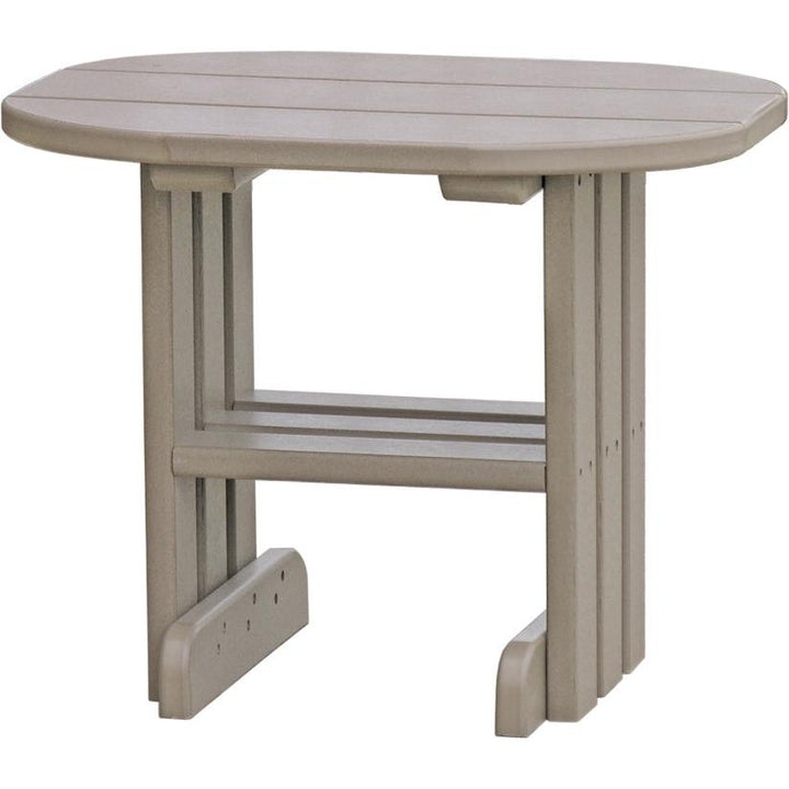 LCPETWW-LuxCraft-End Table-Weatherwood-Pangaea Patio