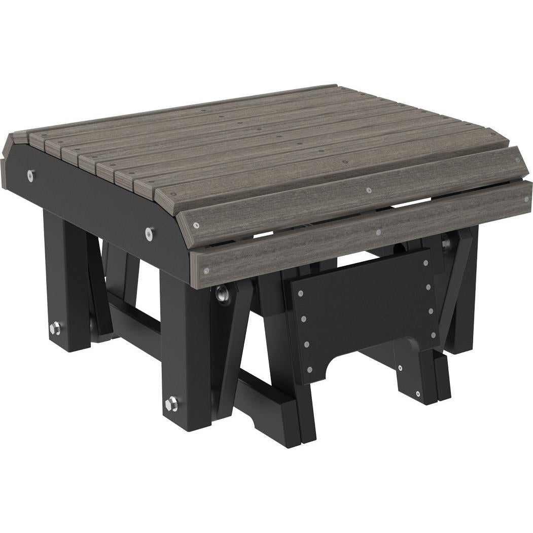 LCPGFCGB-LuxCraft-Glider Footrest-Coastal Gray-Pangaea Patio