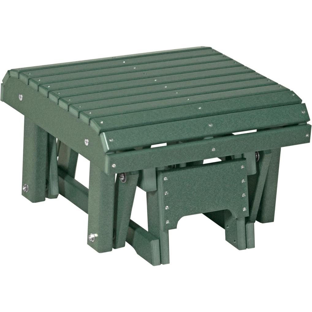 LCPGFG-LuxCraft-Glider Footrest-Green-Pangaea Patio