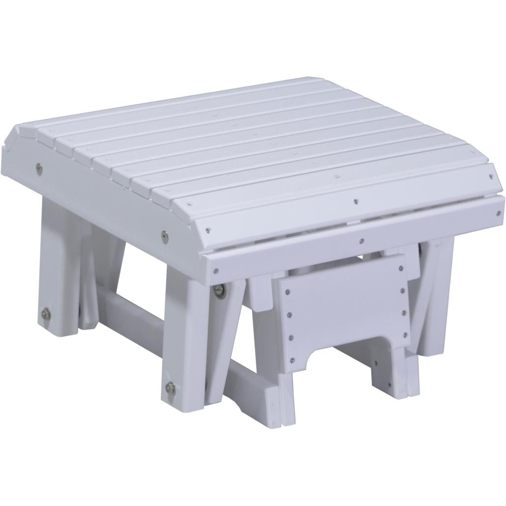LCPGFW-LuxCraft-Glider Footrest-White-Pangaea Patio