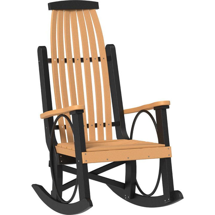 LCPGRCB-LuxCraft-Grandpa's Rocker-Cedar Black-Pangaea Patio