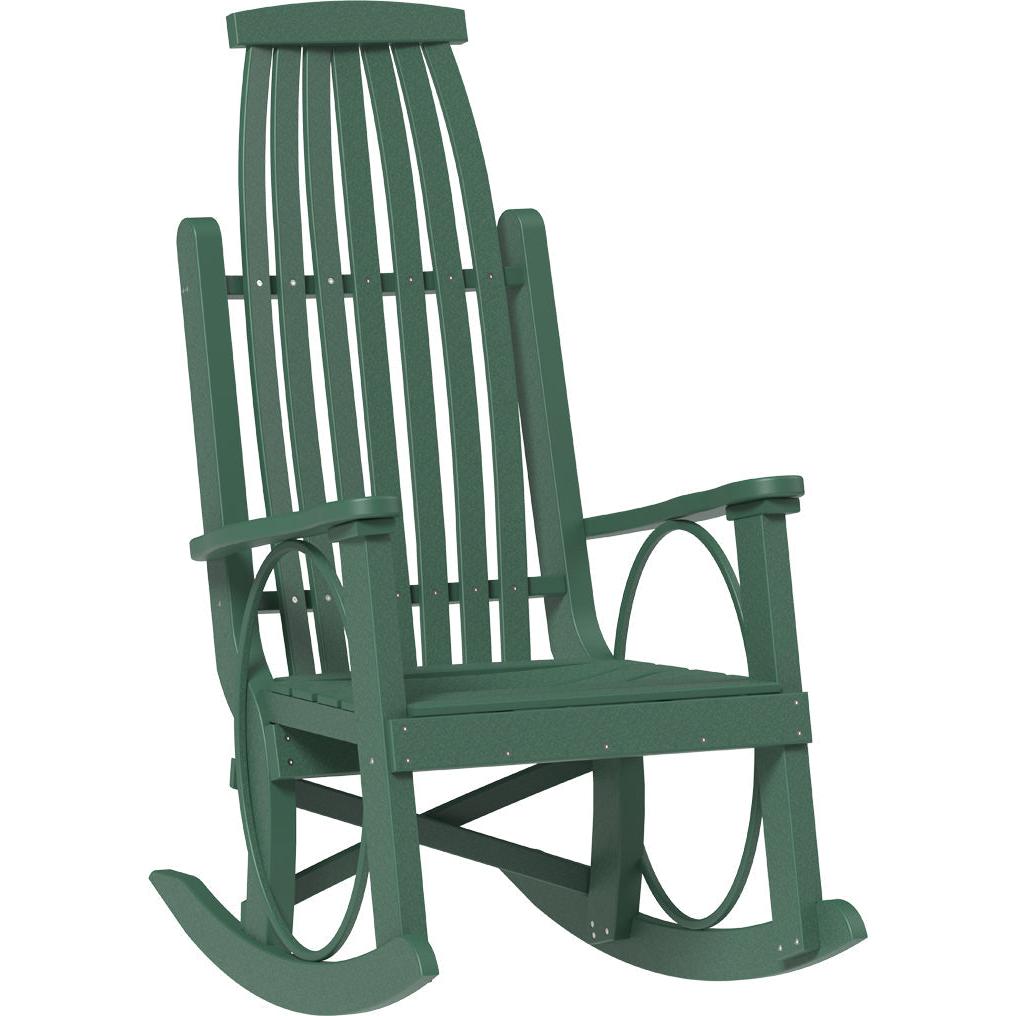 LCPGRG-LuxCraft-Grandpa's Rocker-Green-Pangaea Patio