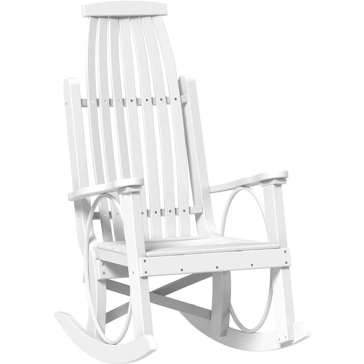 LCPGRW-LuxCraft-Grandpa's Rocker-White-Pangaea Patio