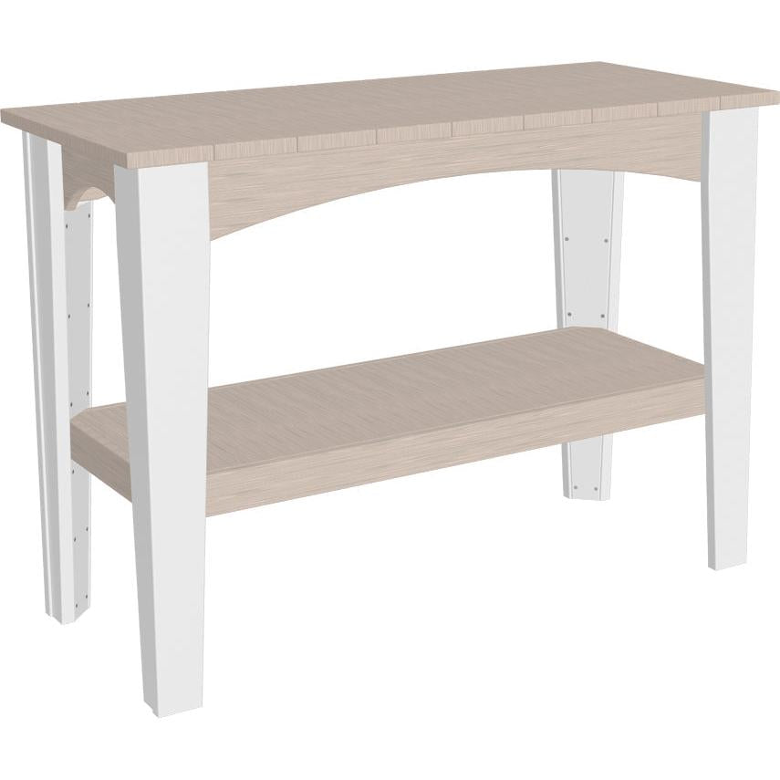 LCIBTBIW-LuxCraft-Island Buffet Table-Birch White-Pangaea Patio