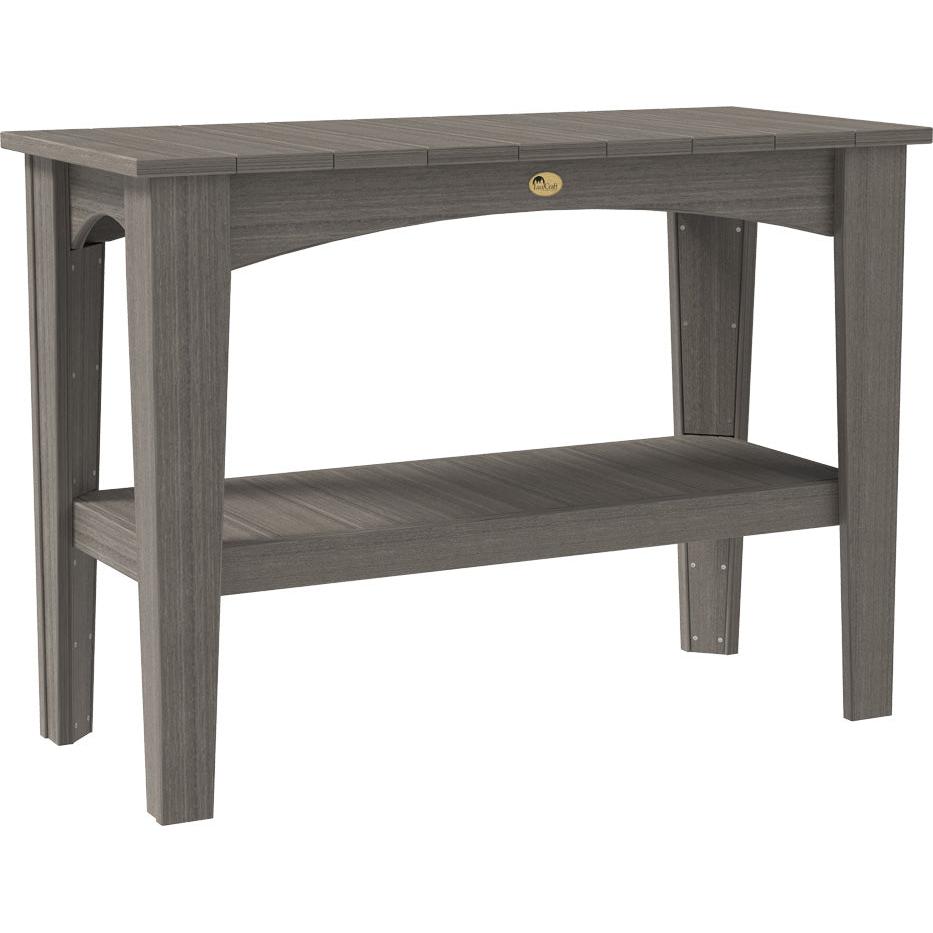 LCIBTCG-LuxCraft-Island Buffet Table-Brazilian Walnut Black-Pangaea Patio