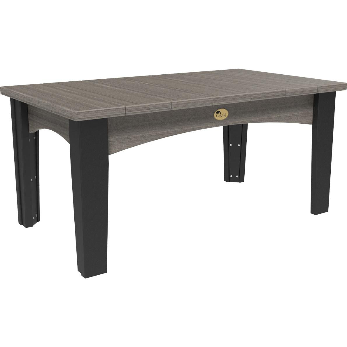 LCICTCGB-LuxCraft-Island Coffee Table-Coastal Gray-Pangaea Patio