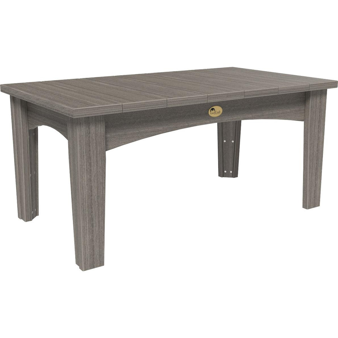 LCICTCG-LuxCraft-Island Coffee Table-Brazilian Walnut Black-Pangaea Patio